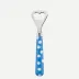 White Dots Light Blue Bottle Opener 6.25"