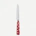 White Dots Red Kitchen Knife 8.25"