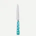 White Dots Turquoise Kitchen Knife 8.25"