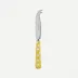 White Dots Yellow Small Cheese Knife 6.75"