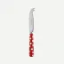 White Dots Red Small Cheese Knife 6.75"