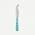 White Dots Turquoise Small Cheese Knife 6.75"