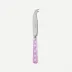 White Dots Pink Small Cheese Knife 6.75"