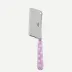 White Dots Pink Cheese Cleaver 8"
