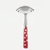 White Dots Red Gravy Ladle 7.5"