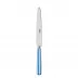 White Stripe Light Blue Dinner Knife 9.25"