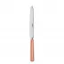 White Stripe Orange Dinner Knife 9.25"