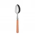 White Stripe Orange Teaspoon 6"