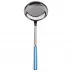 White Stripe Light Blue Ladle 10.5"