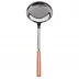 White Stripe Orange Ladle 10.5"