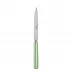 White Stripe Garden Green Steak Knife 9"