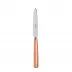 White Stripe Orange Dessert Knife 8"