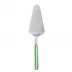 White Stripe Garden Green Tart Slicer 10"