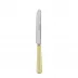 White Stripe Yellow Breakfast Knife 6.75"