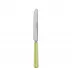 White Stripe Lime Breakfast Knife 6.75"