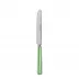 White Stripe Garden Green Breakfast Knife 6.75"