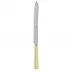 White Stripe Yellow Bread Knife 11"