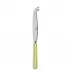 White Stripe Lime Large Cheese Knife 9.5"