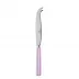 White Stripe Pink Large Cheese Knife 9.5"