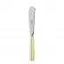 White Stripe Yellow Butter Knife 7.75"