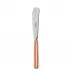 White Stripe Orange Butter Knife 7.75"