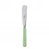 White Stripe Garden Green Butter Knife 7.75"