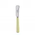 White Stripe Yellow Butter Spreader 5.5"