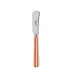 White Stripe Orange Butter Spreader 5.5"