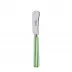 White Stripe Garden Green Butter Spreader 5.5"