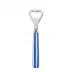 White Stripe Lapis Blue Bottle Opener 6.25"