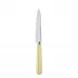 White Stripe Yellow Kitchen Knife 8.25"