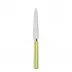White Stripe Lime Kitchen Knife 8.25"