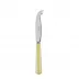 White Stripe Yellow Small Cheese Knife 6.75"