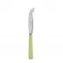 White Stripe Lime Small Cheese Knife 6.75"