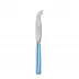 White Stripe Light Blue Small Cheese Knife 6.75"