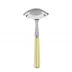 White Stripe Yellow Gravy Ladle 7.5"