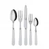 Gustave White 5-Pc Setting (Dinner Knife, Dinner Fork, Soup Spoon, Salad Fork, Teaspoon)