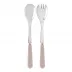 Gustave Taupe 2-Pc Salad Serving Set 10.25" (Fork, Spoon)