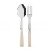 Gustave Pearl 2-Pc Serving Set 10.25" (Fork, Spoon)