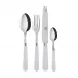 Gustave White 4-Pc Setting (Dinner Knife, Dinner Fork, Soup Spoon, Teaspoon)