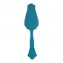 Honorine Turquoise Tart Slicer 10" 10.25"