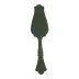 Honorine Dark Green Tart Slicer 10" 10.25"