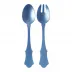 Honorine Light Blue Salad Serving Set 10" (Fork, Spoon)