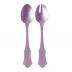 Honorine Lilac Salad Serving Set 10" (Fork, Spoon)