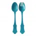 Honorine Turquoise Salad Serving Set 10" (Serving Fork, Serving Spoon)