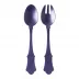 Honorine Purple Salad Serving Set 10" (Fork, Spoon)