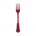 Honorine Cake Fork 6" Red