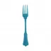 Honorine Turquoise Cake Fork 6"