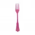 Honorine Pink Cake Fork 6"