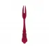 Honorine Red Cocktail Fork 4.75"